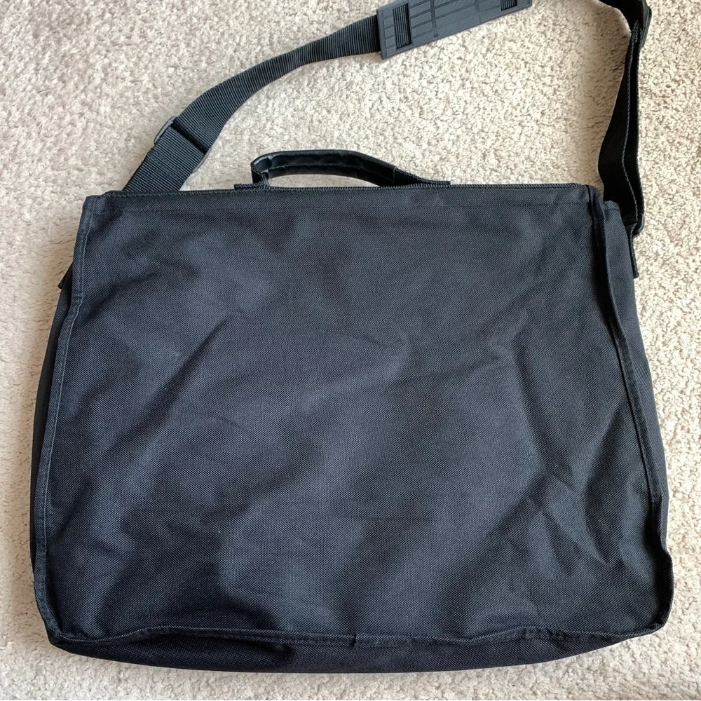 Gemline Black Shoulder Laptop Travel Bag